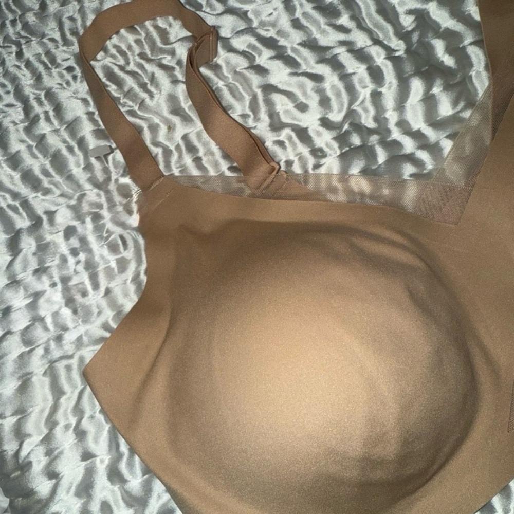 Honeylove LiftWear CrossOver Bra XL wire free wireless LWBR0301-SAND $69 New!!! - Picture 5 of 11